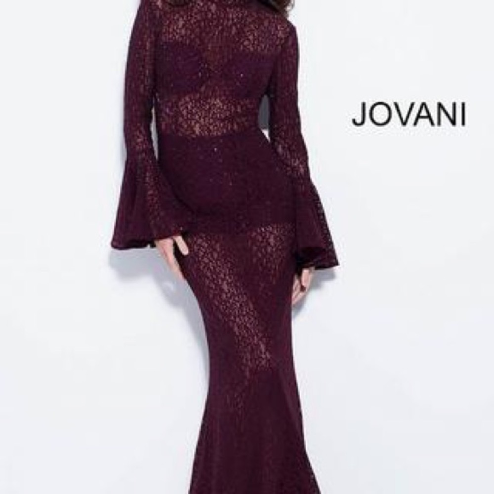 Jovani Lace White Gown